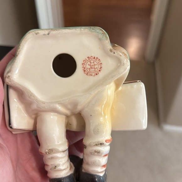 VINTAGE Gold Castle Girl and Boy bookends OR figurines. In perfect condition. - Picture 5 of 5